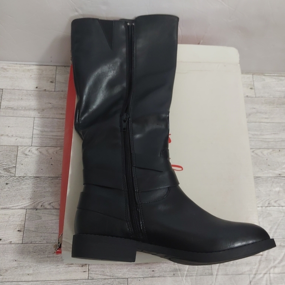 New in Box Black Style & Co. Riding Boots Knee High - Picture 4 of 5